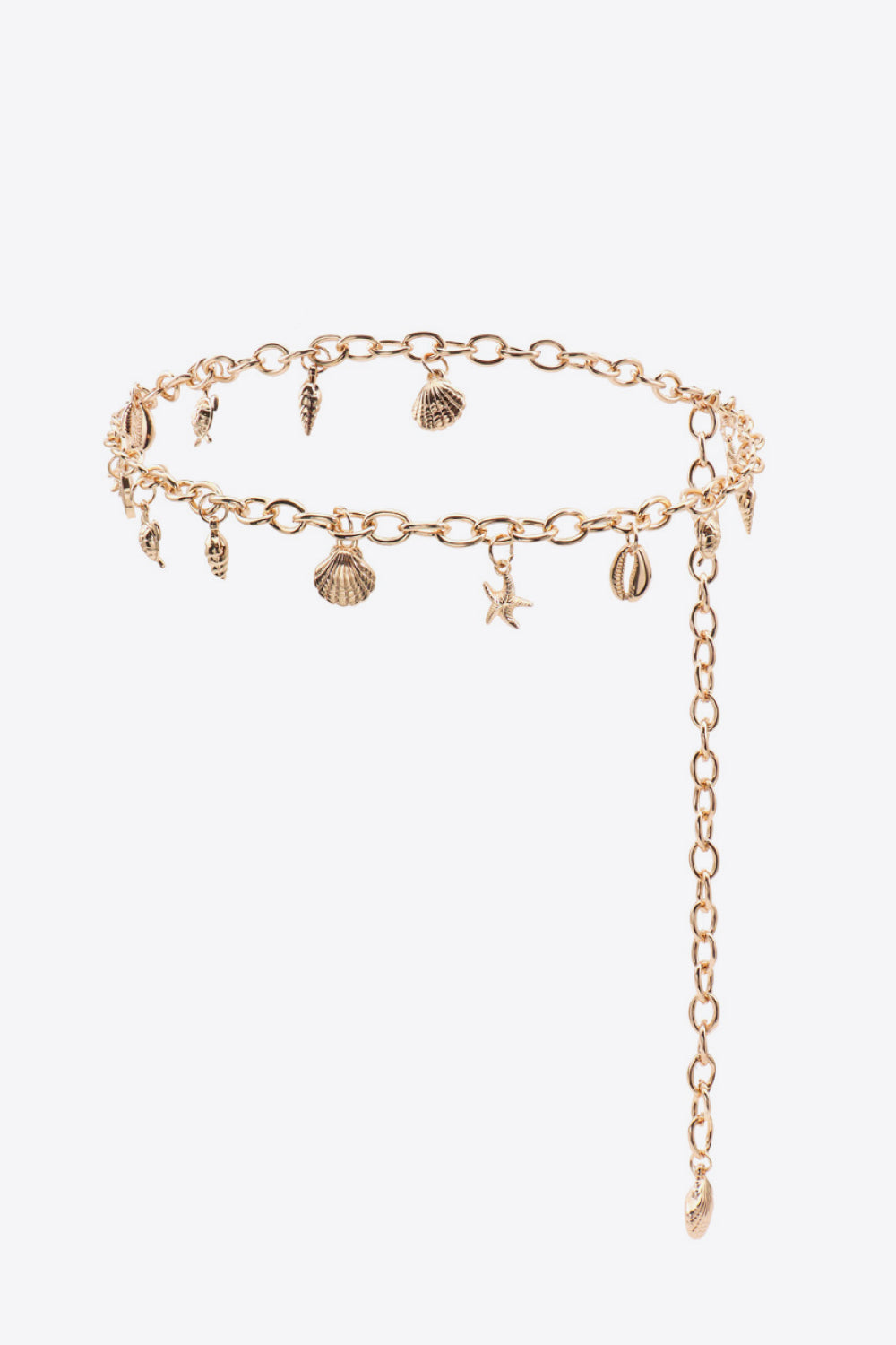 Ocean Element Charm Chain Belt - Sage Her