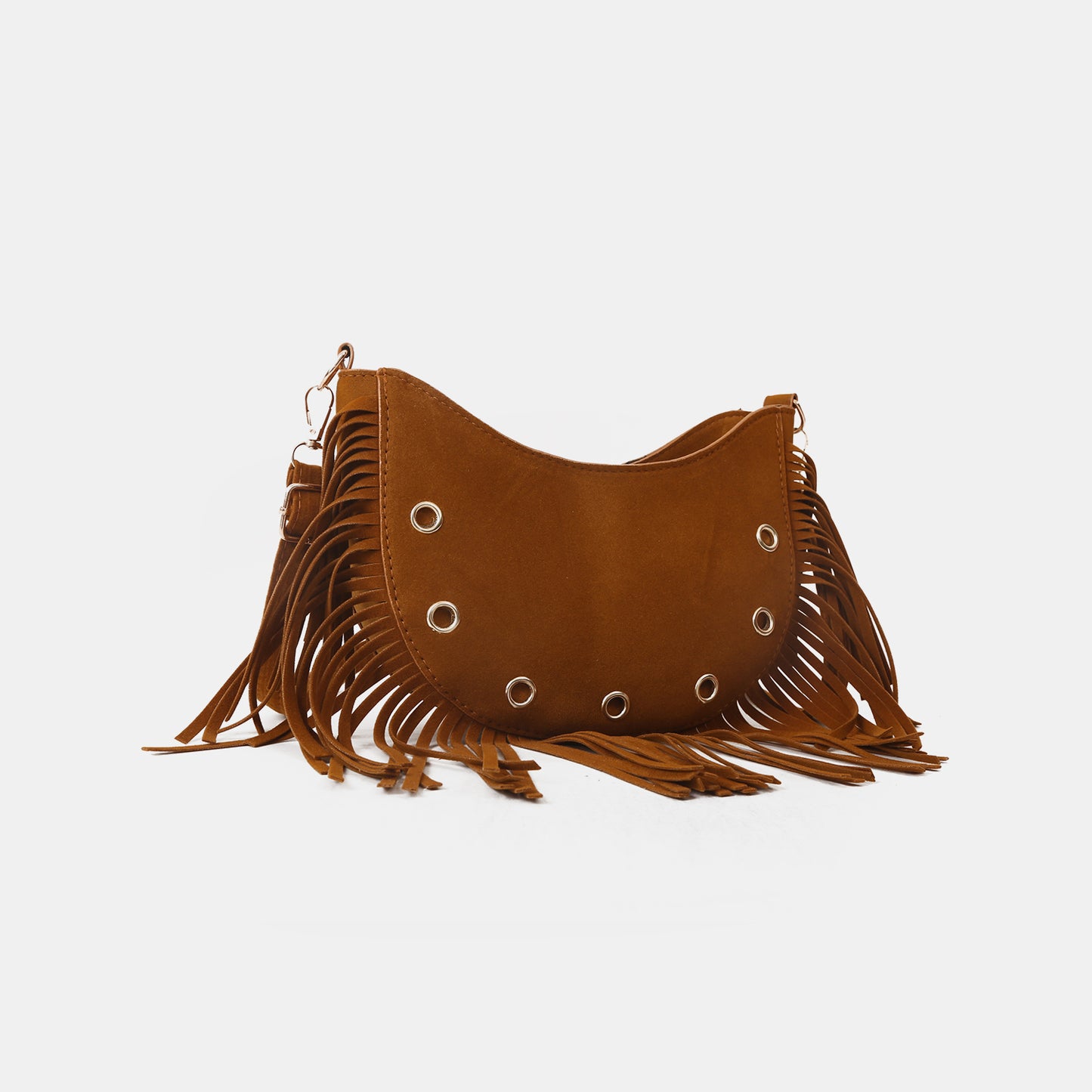 Fringe Detail Crossbody Bag - Sage Her