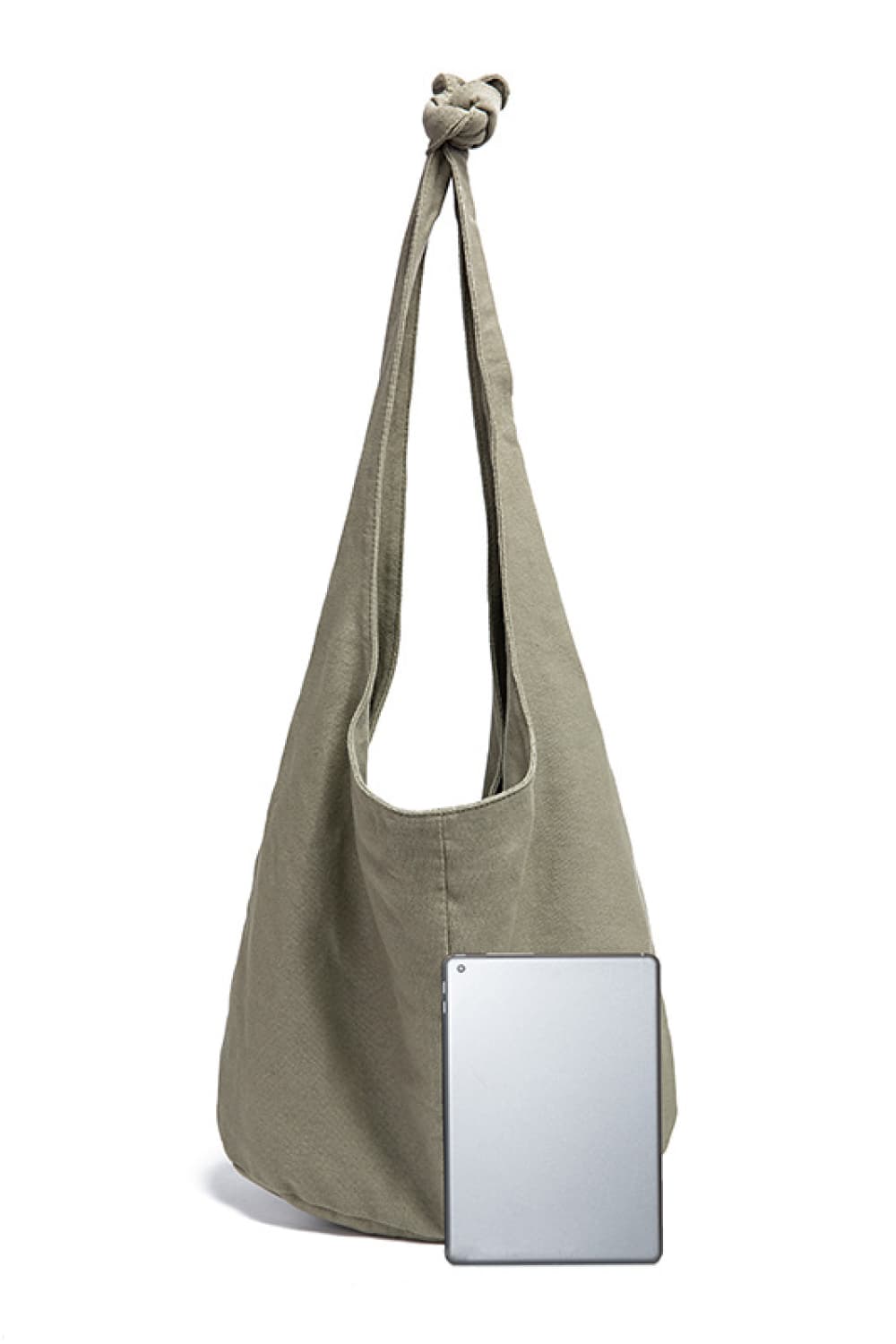 Large Canvas Crossbody Bag - Sage Her