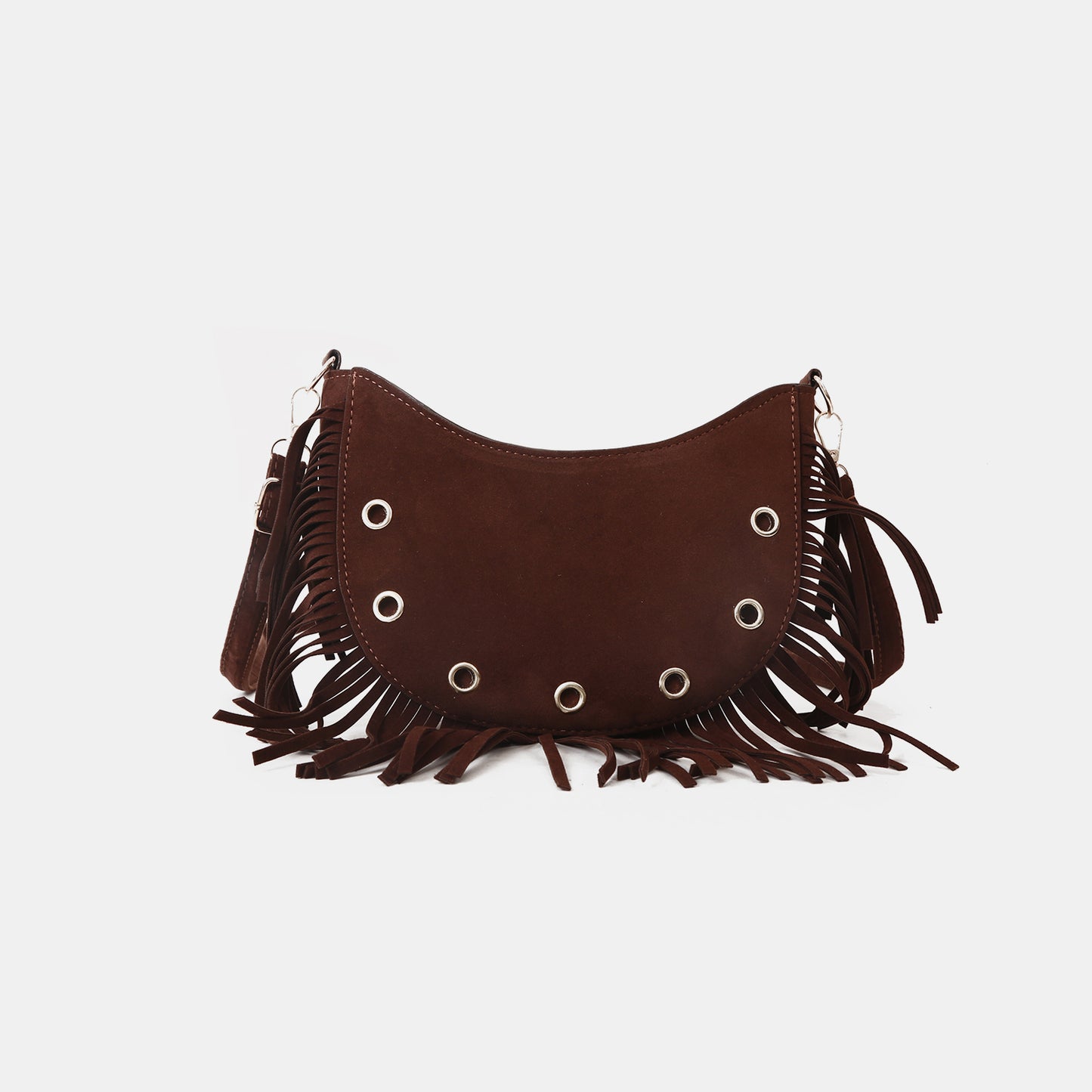 Fringe Detail Crossbody Bag - Sage Her