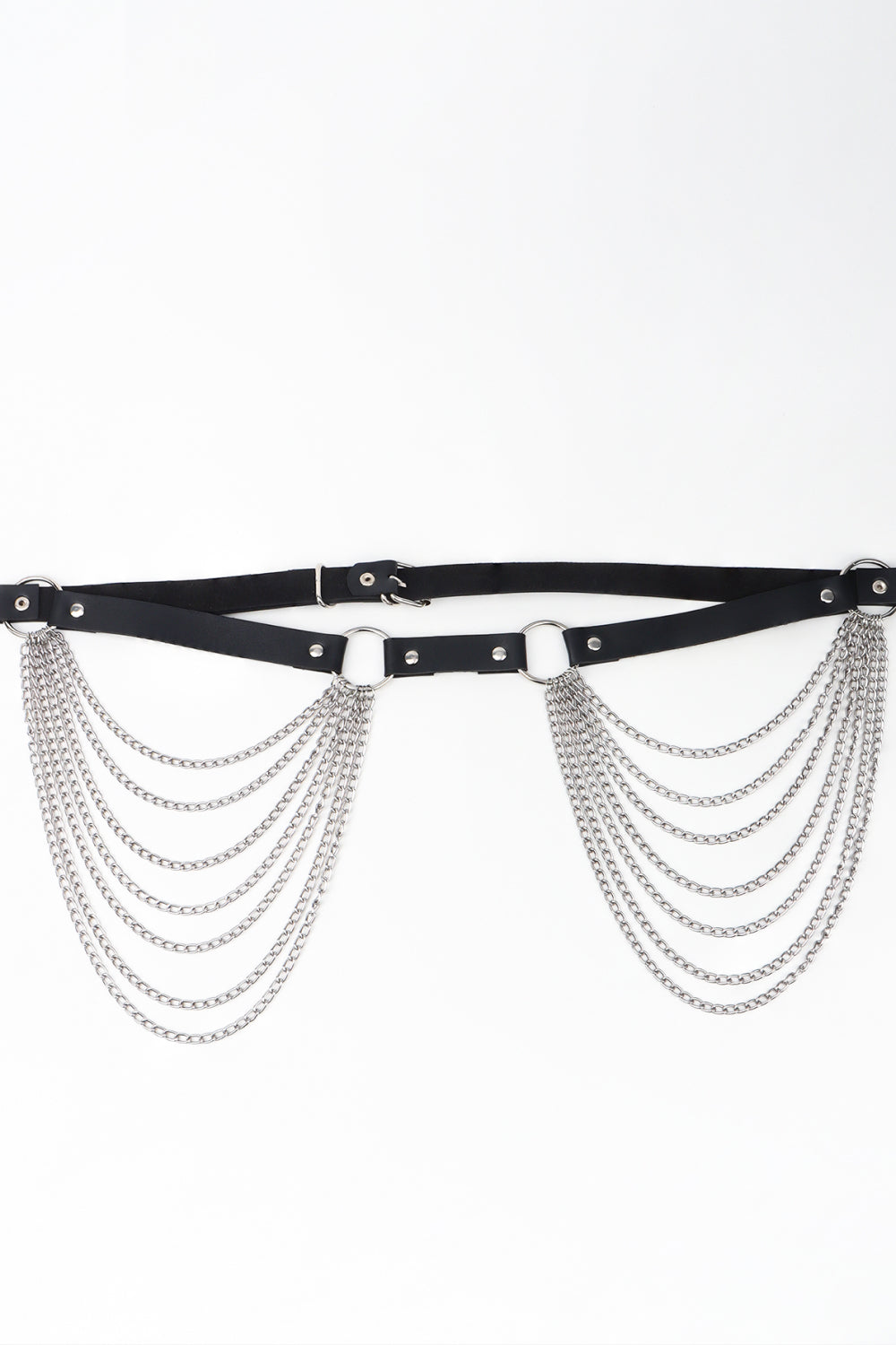 PU Belt with Chain - Sage Her