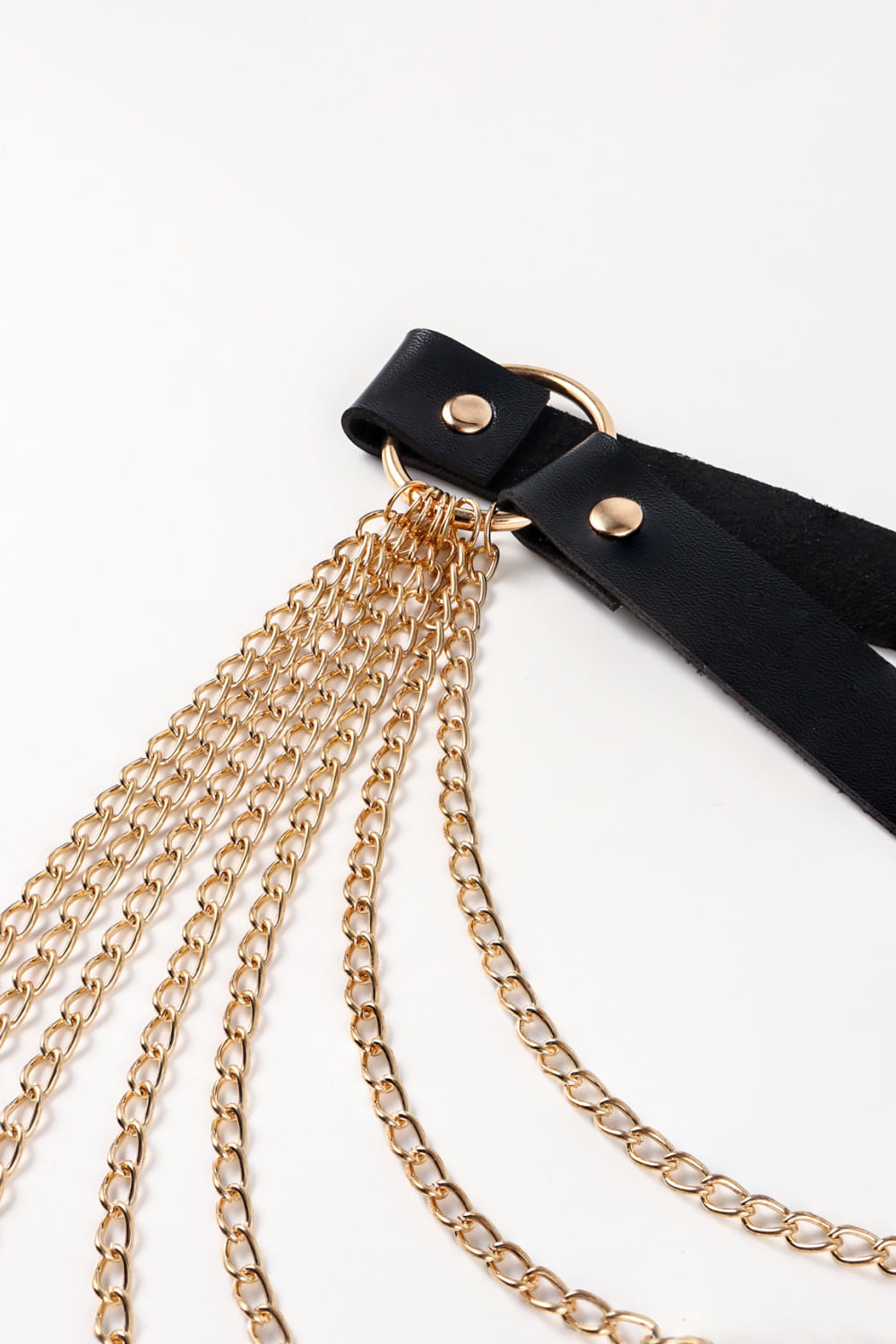 PU Belt with Chain - Sage Her